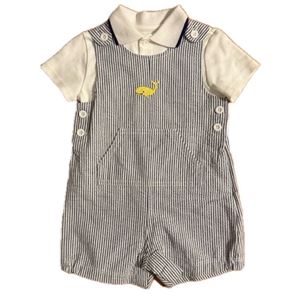 Little Me Baby Boy 2 Piece Outfit Set
